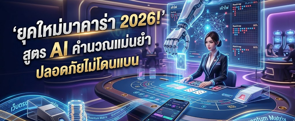 สูตร AI บาคาร่า 2026 คำนวณเค้าไพ่แม่นยำที่สุดบนเว็บตรง