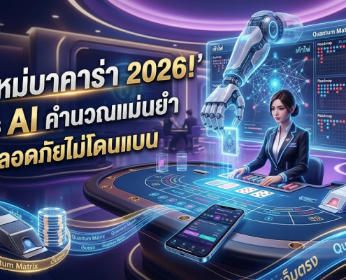 สูตร AI บาคาร่า 2026 คำนวณเค้าไพ่แม่นยำที่สุดบนเว็บตรง