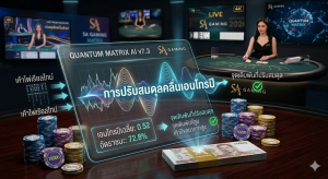 รีวิว SA Gaming x Quantum Matrix AI สูตรลับปี 2026